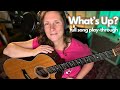 Whats up by 4 non blondes acoustic guitar playthrough