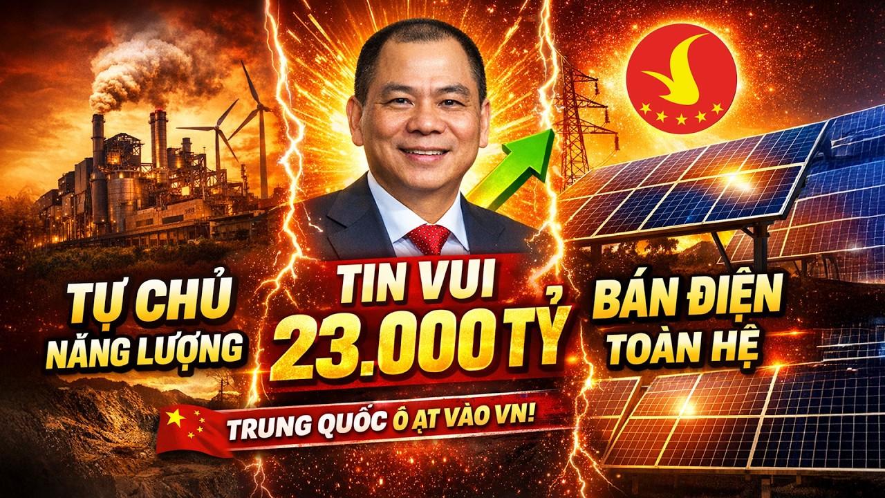 ĐẠI GIA VIỆT BÙNG NỔ : Hòa Phát TỰ CHỦ, Vingroup BÁN ĐIỆN – Phạm Nhật Vượng ĐÓN TIN VUI 23.000 TỶ!
