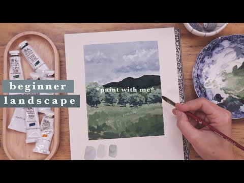 How to ACTUALLY Paint Great Watercolor Landscapes as a BEGINNER