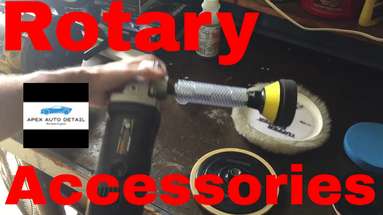 Rotary Accessories: Backing plate Extensions, Protective sleeves, 3", 5". 1", 7" Flex backing plates