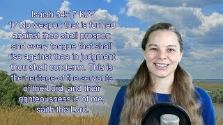 Isaiah 54:17 KJV - Protection - Scripture Songs