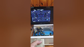 sc126 running JBLang video, sound, and controller boards.  Playing Colecovision Pacman