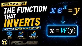 Lambert W Function Explained from Scratch | Intuition, Proofs & Examples
