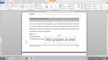 Microsoft word 2010 tutorial part 5 (insert toolbar)