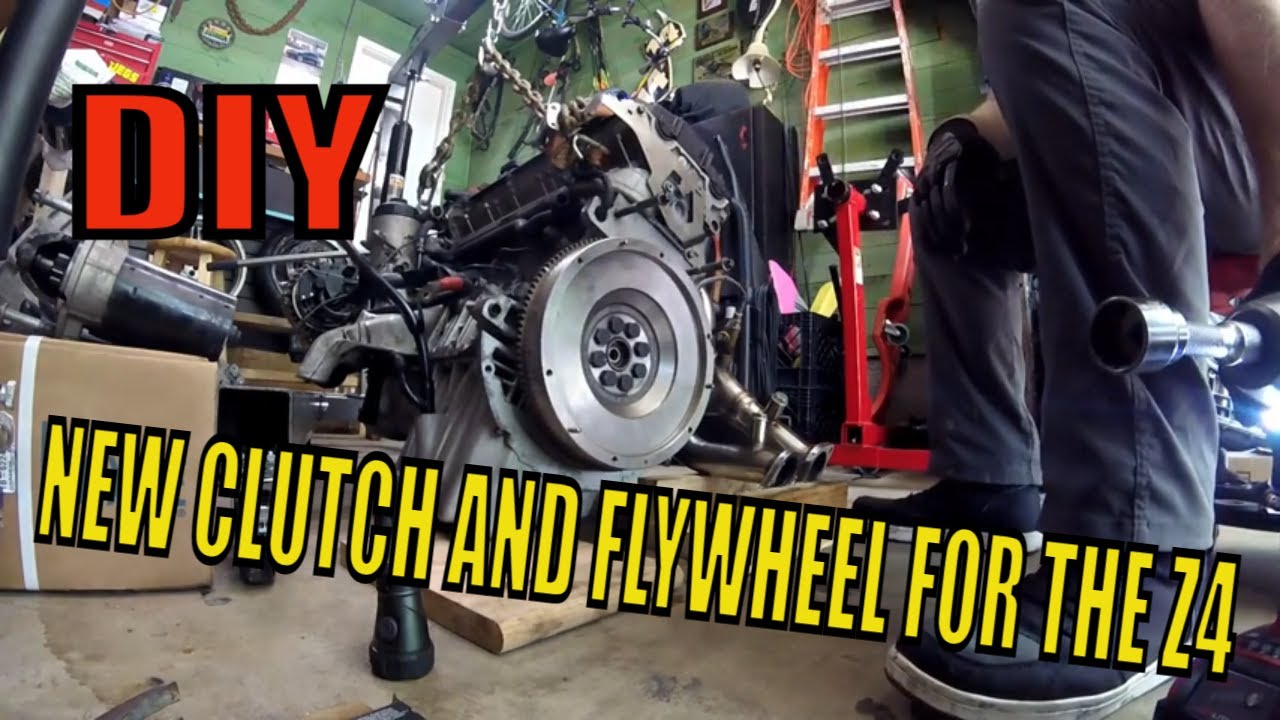 DIY Clutch and flywheel replacement for BMW Z4 build YouTube