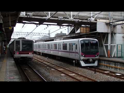東京メトロ08系 東武スカイツリーライン春日部駅発車 Tokyo Metro 08 series EMU