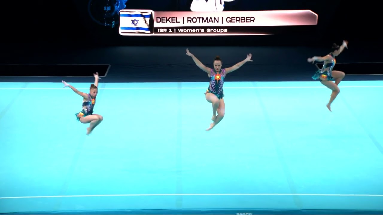 Israel 1 (ISR) - 2024 Acrobatic Worlds, Guimaraes (POR) Balance Qualification  Women's Group