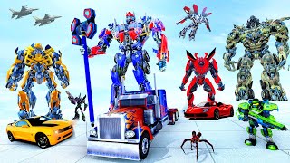 Optimus Prime | Robot Car Transform Robo Wars _ Android Gameplay screenshot 4