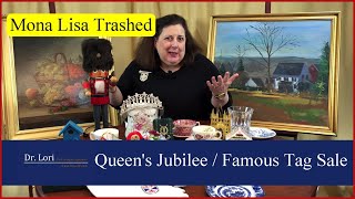 Thrifting News | Mona Lisa Targeted, Queen Elizabeth’s Jubilee, Martha Stewart Tag Sale by Dr. Lori