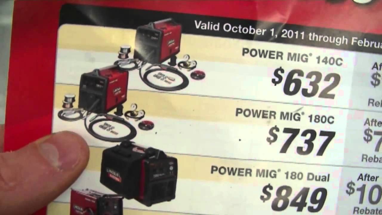 Lincoln Electric Mig Welder >> Review of Power Mig 180c Welder by Lincoln Electric - YouTube Lincoln Electric Mig Welder >> Review of Power Mig 180c Welder by Lincoln Electric - YouTube