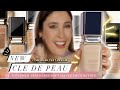 NEW! CLE DE PEAU RADIANT FLUID MATTE FOUNDATION vs TOM FORD TRACELESS SOFT MATTE Dry Skin REVIEW