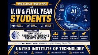 AI & Data Science Orientation Programme 2026 | II, III & Final Year Students | UIT