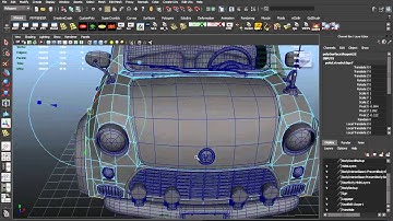 Creating A Stylized Car In Maya, The Complete Workflow - Part 5-7