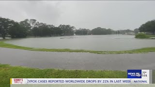 Widespread flooding causes problems in Foley