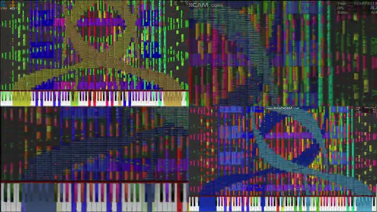 [Black MIDI]2 PCs Comparison [in the hall of the mountain king]