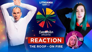 The Roop - On Fire  Lithuania  Eurovision 2020 (REACTION) Литва Евровидение 2020 реакция