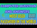 What Is the Most Common Password in the World? 🔐