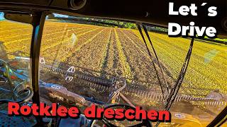 Let´s Drive CR 8.80 + Mac Don FD 230. Rotklee Vermehrung dreschen