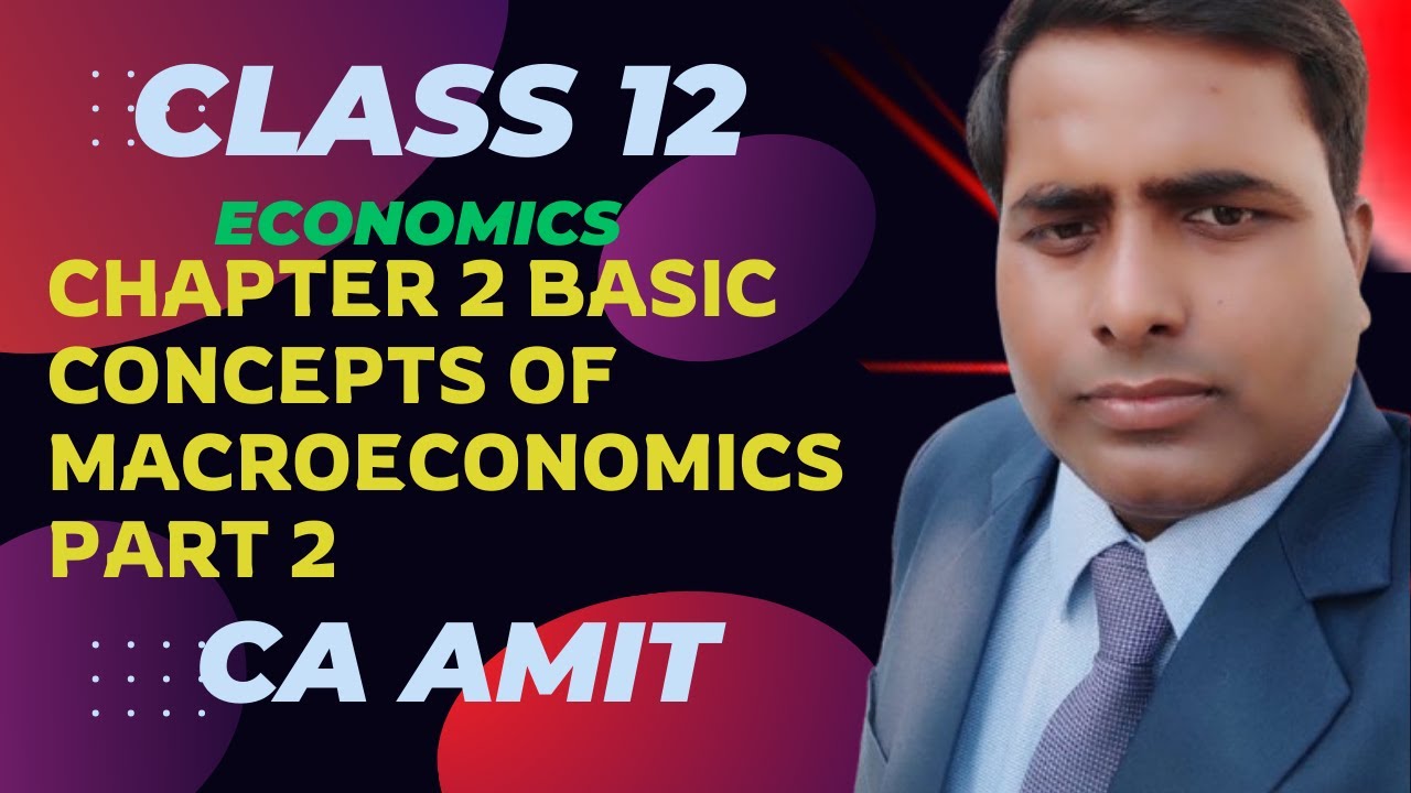 Basic Concepts of Macroeconomics – Part 2 | Class 12 | CA Amit - YouTube