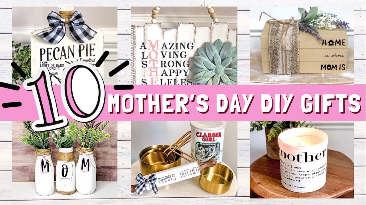 10 QUICK & EASY MOTHER'S DAY DIY GIFTS l DOLLAR TREE DIY MOTHERS DAY GIFT  IDEAS l MOTHERS DAY CRAFTS 