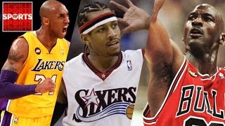 NBA 2k16 What If 1996 Draft vs. 1984 Draft [Kobe, Allen Iverson vs. Jordan, Olajuwon]