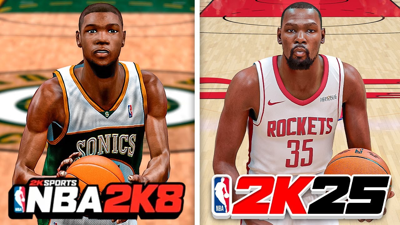 Забивая очки с Кевином Дюрантом в каждой игре NBA 2K