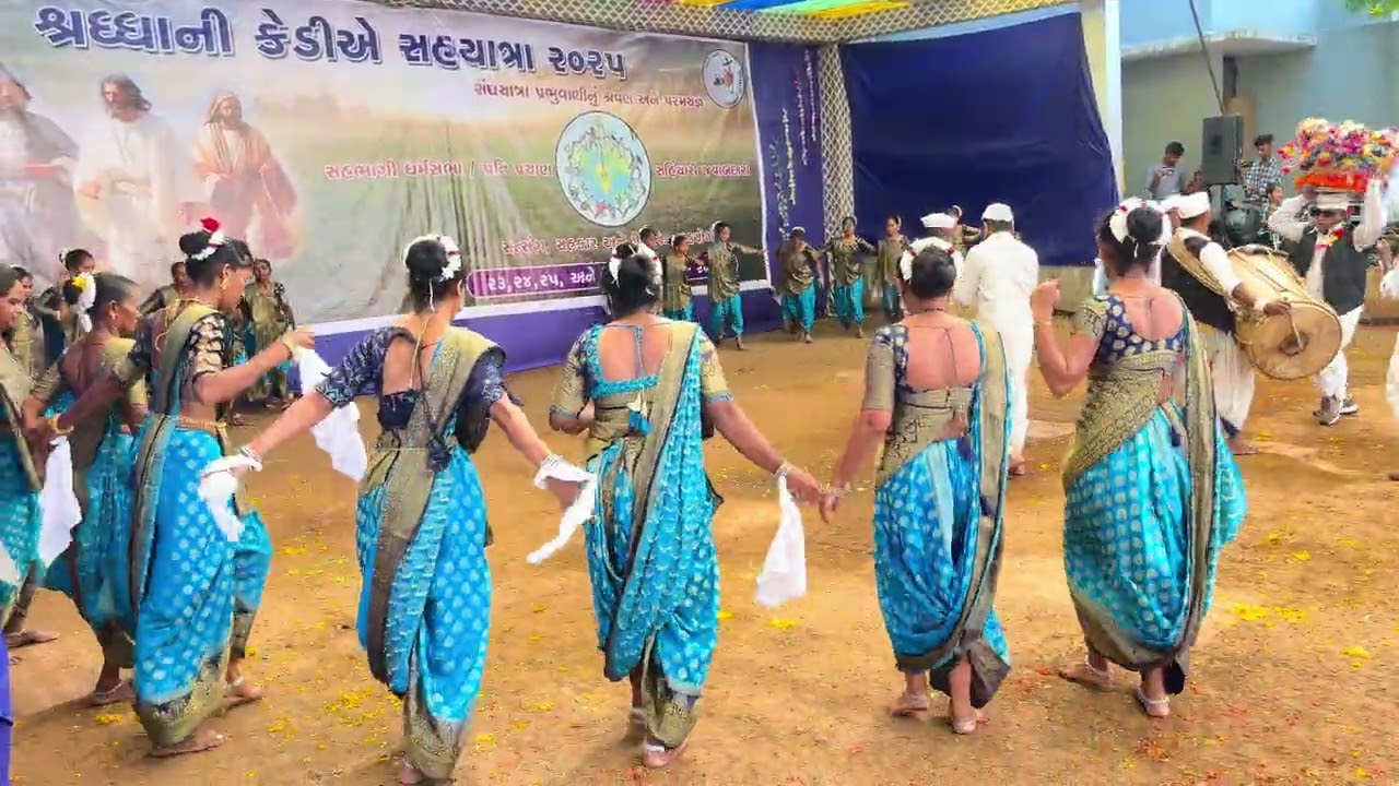 વાઝરડા ધર્મમંડળી ભજન સંમેલન 2025#tribal dance #vyara #viralvideo #apk#trending 