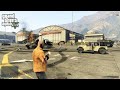 GTA 5 - Michael's FIVE STAR COP BATTLE AT FORT ZANCUDO (GTA V Funny Moments)