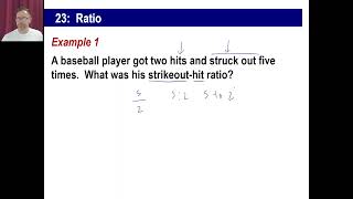 Saxon Math - 76 (4th Edition) - Lesson 23: Ratio