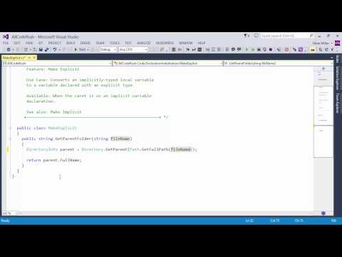 DevExpress CodeRush: Make Explicit