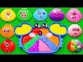 Making Rainbow Crab Bathtub by Mixing SLIME in Dirty Seashell CLAY Coloring! Satisfying ASMR Videos