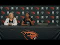 Oregon State Women's Basketball Press Conference (October 21, 2025)