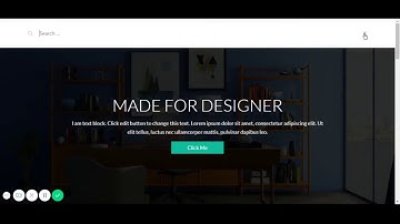 A minimalist portfolio website design With Elementor Page Builder.