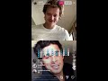Rudy Pankow instagram live with Hunter Sansone on June 25th (06/25/20) - Talking OBX and Stargirl