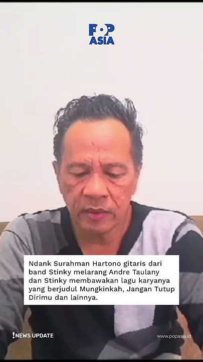 andre taulany dan stinky di larang membawakan lagu 