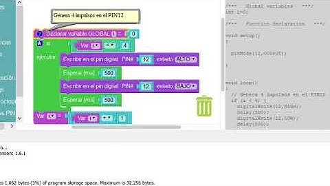 Programación Arduino con Visualino