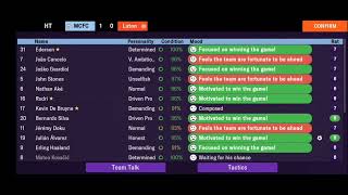 Pep Guardiola's new 3 men defence tactics FM mobile 2024