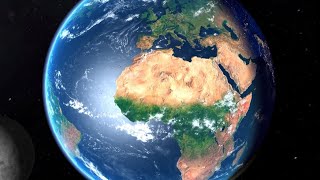 Earth 3d test animation