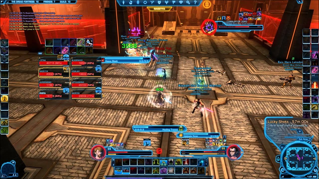 Corruptor Zero - Dread Fortress HM 8M (Sage Healer Perspective)