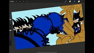Let’s Animate Sonic and shadow in Procreate APP (Part 1) how to draw sonic #SONICHARDCORECREW screenshot 3