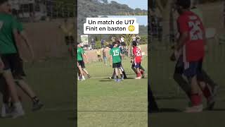 Grosse tension lors d'un match de U17  #football #tension