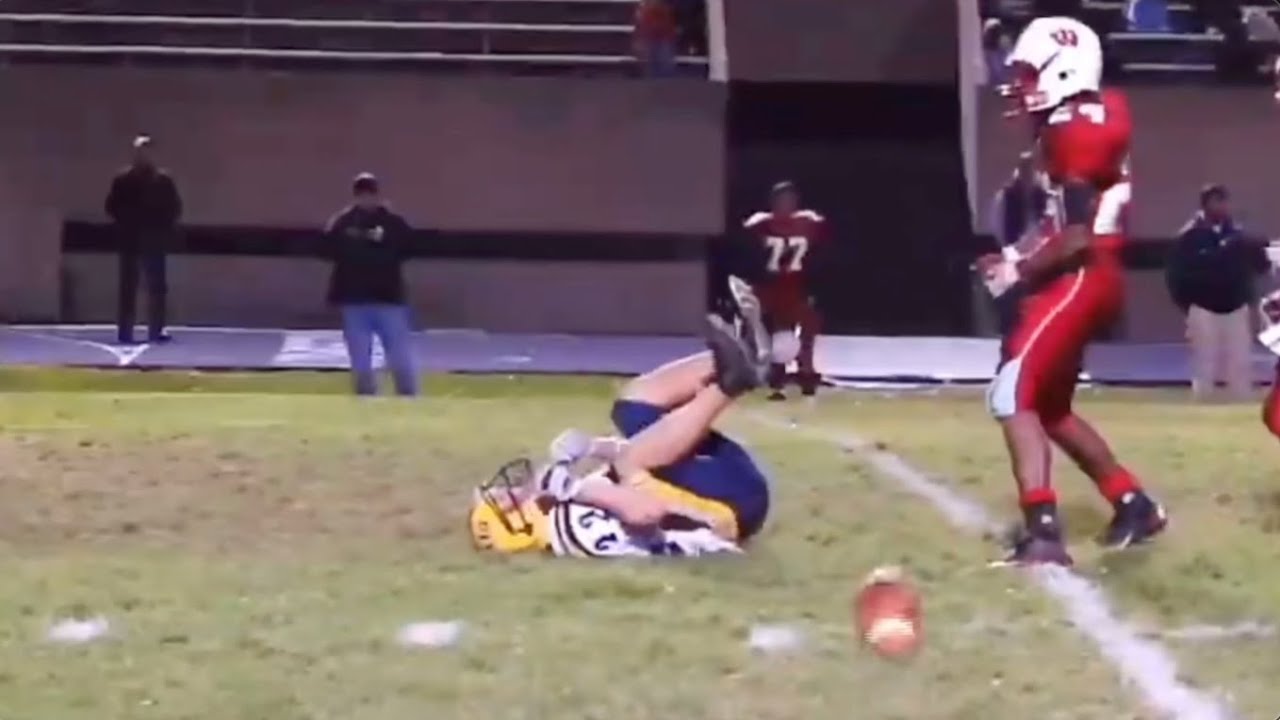 Hardest High School Football Hits You NEED to See! Part 4