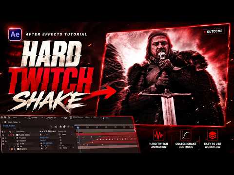 " Hard Twitch Shake🔥" For Your Edits | Adobe After Effects | XimadAe