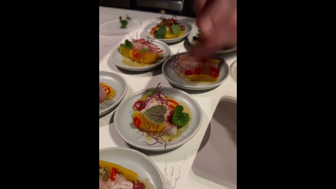 Delicate Hamachi Crudo 