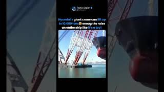 10,000 Tons in One Lift?! Hyundai’s Monster Crane 🚢💪 10,000 Tons in One Lift?! Hyundai’s Monster Crane 🚢💪