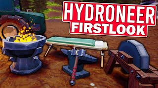 Blacksmithing Daggers & Making Money! - FIRST LOOK - Hydroneer Gameplay