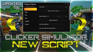 [NEW] ⚡Clicker Simulator⚡ SCRIPT/GUI | AutoFarm | Open All Eggs (Showcase) (Pastebin) *2022*