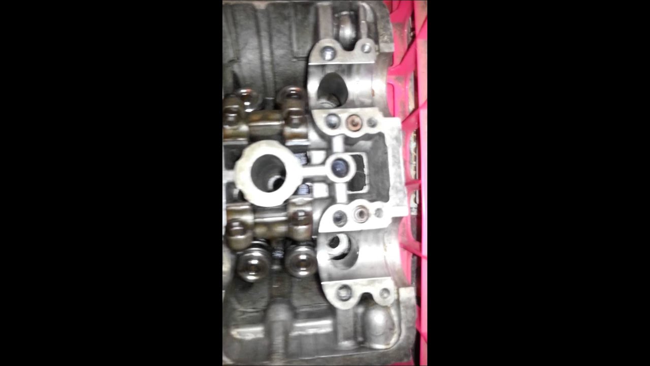 B16 head skunk2 springs and retainers.. No cams, no valve cover. YouTube