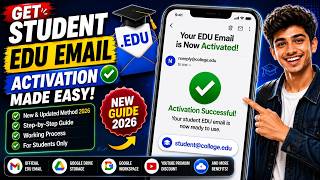 Get Student EDU Email Activation Made Easy | New Guide 2026 ✅