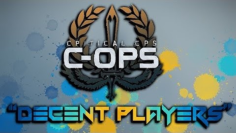 Critical Ops(iOS):"Decent Players"